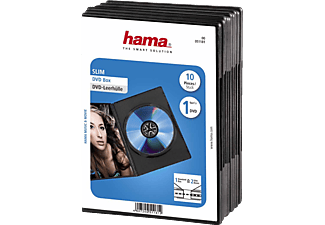 HAMA Boîtier DVD Slim - Boîtiers vides DVD (Noir)