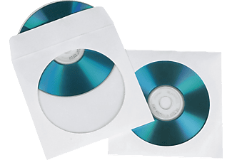 HAMA hama CD-ROM Paper Sleeves, bianco (pacchetto di 100 ) - Custodie protettive (Bianco)