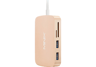 MINIX Minix NEO-C Multiport Adapter, oro - Adattatore multiporta (Oro)