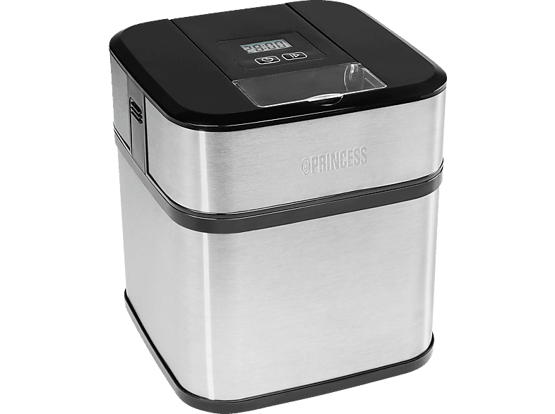 MediaMarkt, Princess 282605, Eismaschine, Schwarz, Edelstahl, Küchengeräte, Küchenkleingeräte, Eis- & Glacémaschinen, Glacémaschinen, 01.282605.01.001