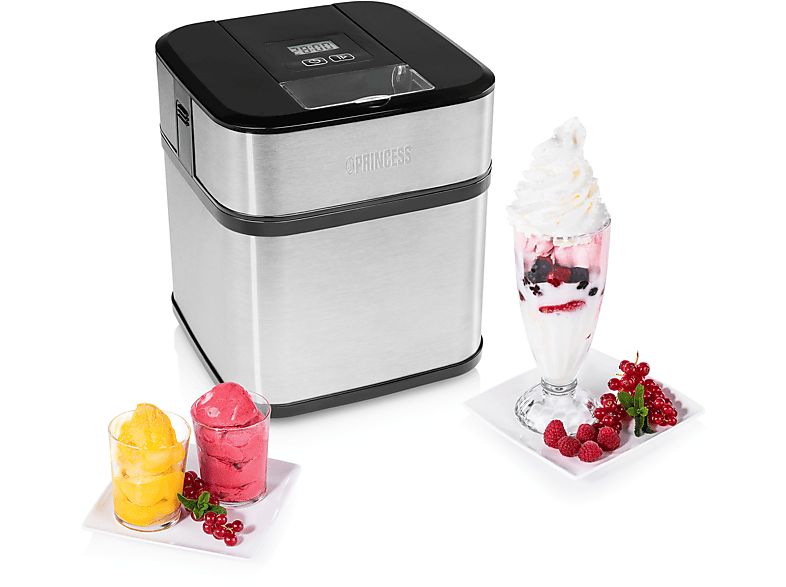 PRINCESS 282605 Eismaschine Eismaschine (Schwarz, Edelstahl)
