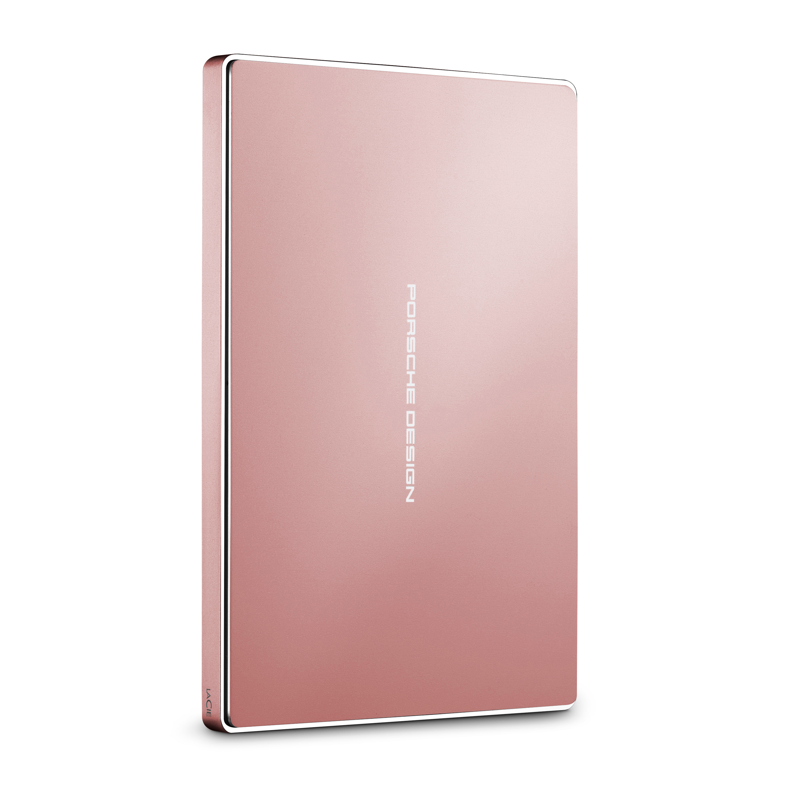 LACIE Porsche Design Mobile Drive Festplatte, 2 TB HDD, 2,5 Zoll, extern, Rose-Gold