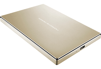 LACIE Porsche Design - Festplatte (HDD, 2 TB, Gold)