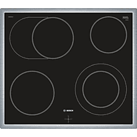 BOSCH NKN645GA1E Herdgesteuertes Kochfeld (583 mm breit, 4 Kochfelder, Strahlungsheizung)