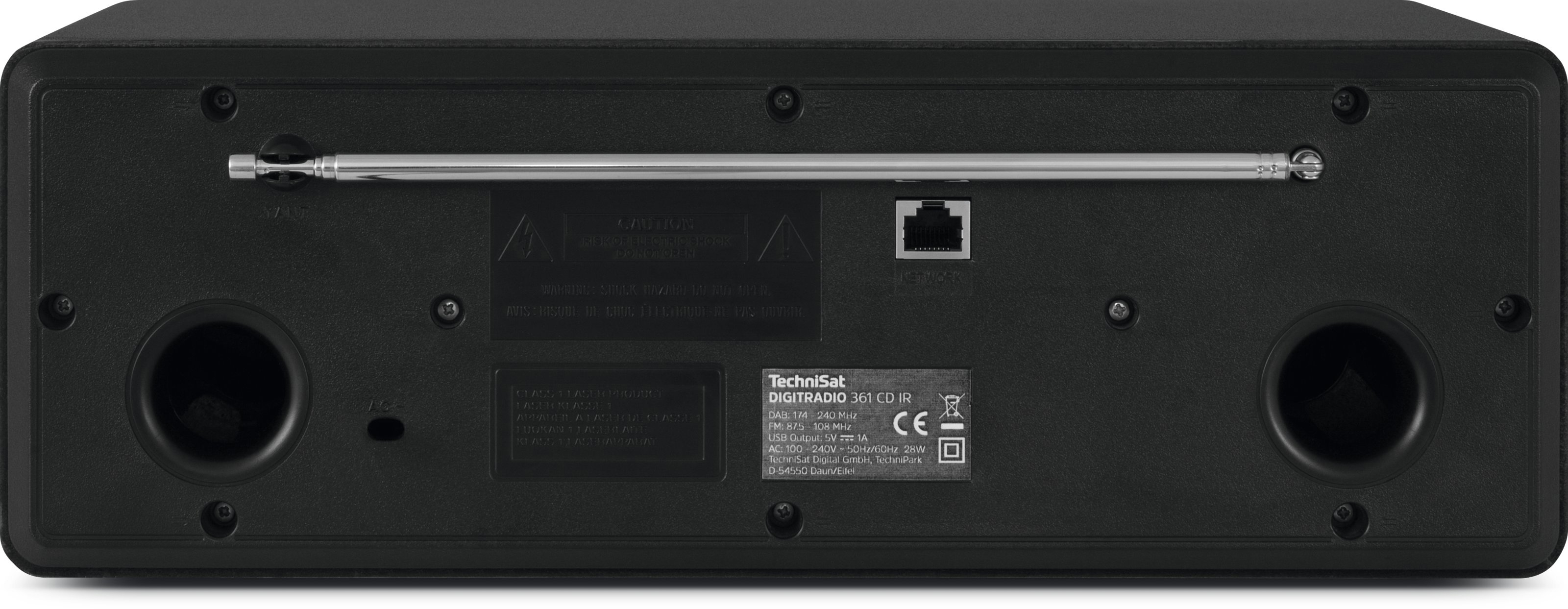 TECHNISAT DIGITRADIO 361 CD IR Internetradio, Anthrazit