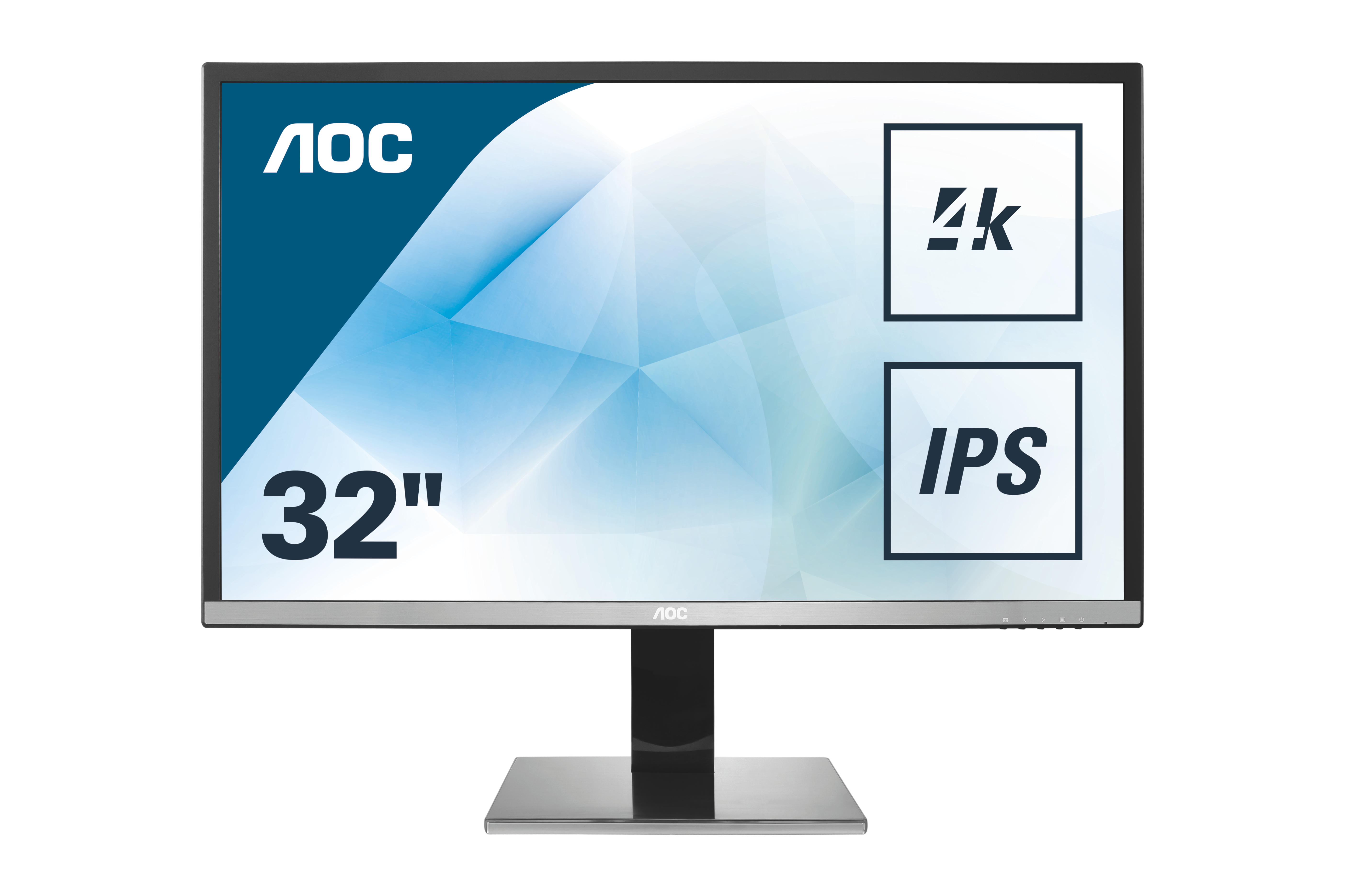 AOC U3277PWQU 32 Zoll  UHD 4K  Grafik Monitor  4 ms Reaktionszeit  