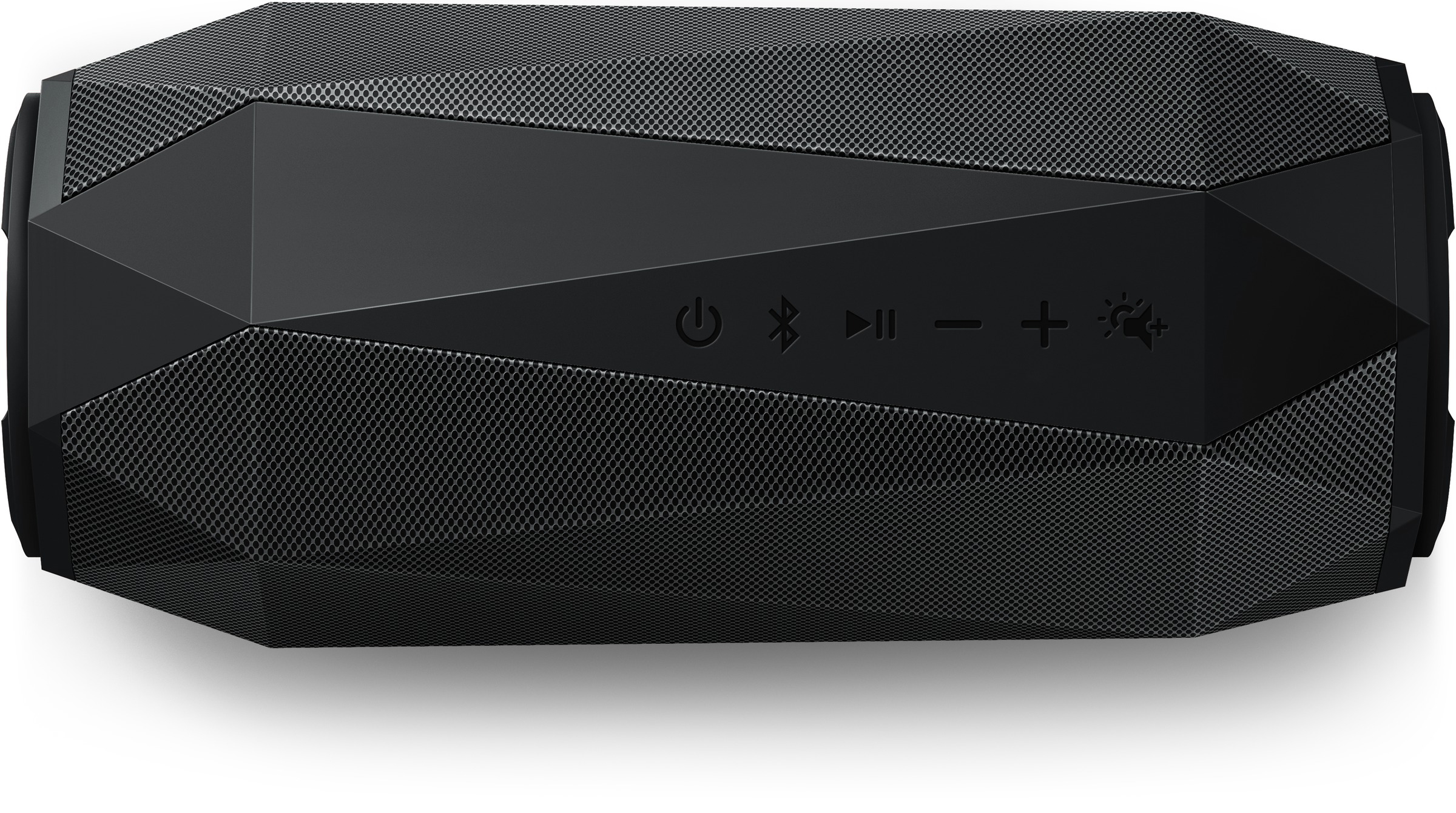 PHILIPS Shoqbox SB500B/00 Bluetooth Lautsprecher, Schwarz, Wasserfest