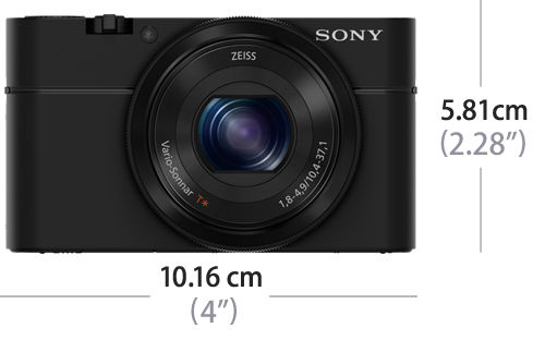 SONY Cyber-shot DSC-RX100 I Zeiss Digitalkamera Schwarz, 3.6x opt. Zoom, Xtra Fine/TFT-LCD