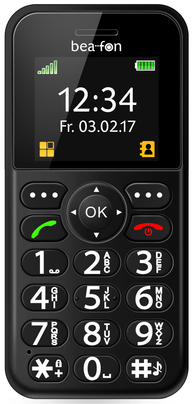 BEAFON SL150  Handy, Schwarz
