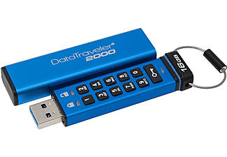 KINGSTON DataTraveler 2000 16GB - USB-Stick  (16 GB, Blau)