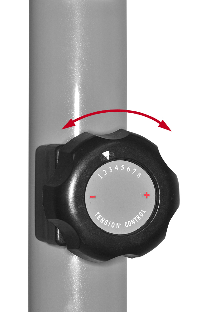 CHRISTOPEIT CL 1 Heimtrainer, Weiß/Schwarz