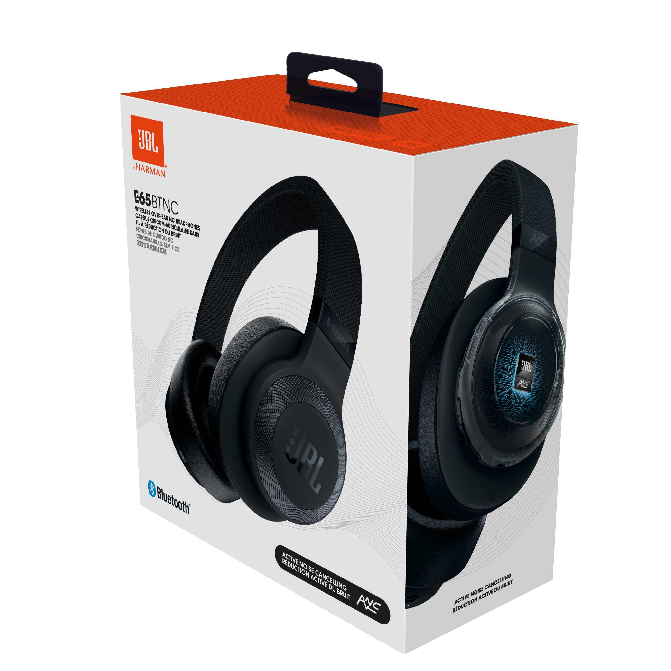 JBL E65BTNC, Over-ear Kopfhörer Bluetooth Schwarz