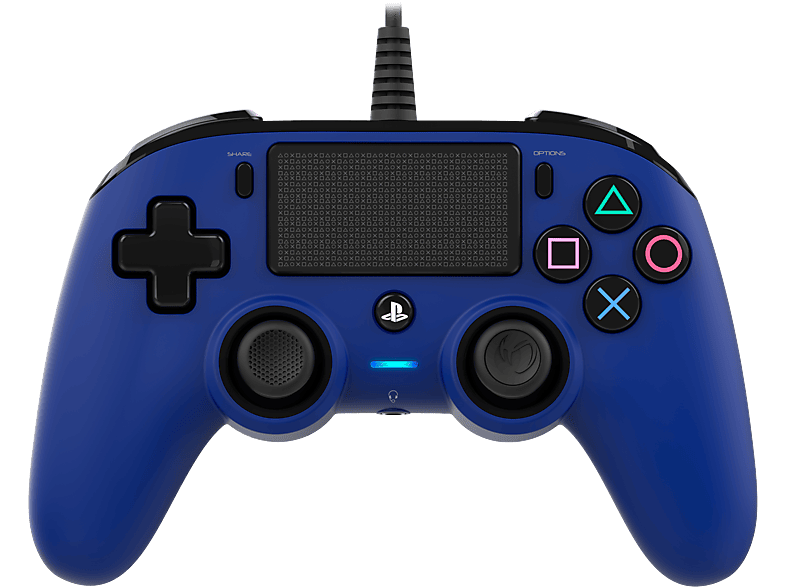 Nacon Compact Controller Bedraad PS4 Blauw (ps4ofcpadblue)