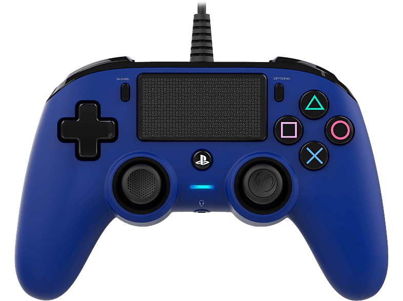 Nacon Compact Controller Bedraad PS4 Blauw (ps4ofcpadblue) Playstation 4