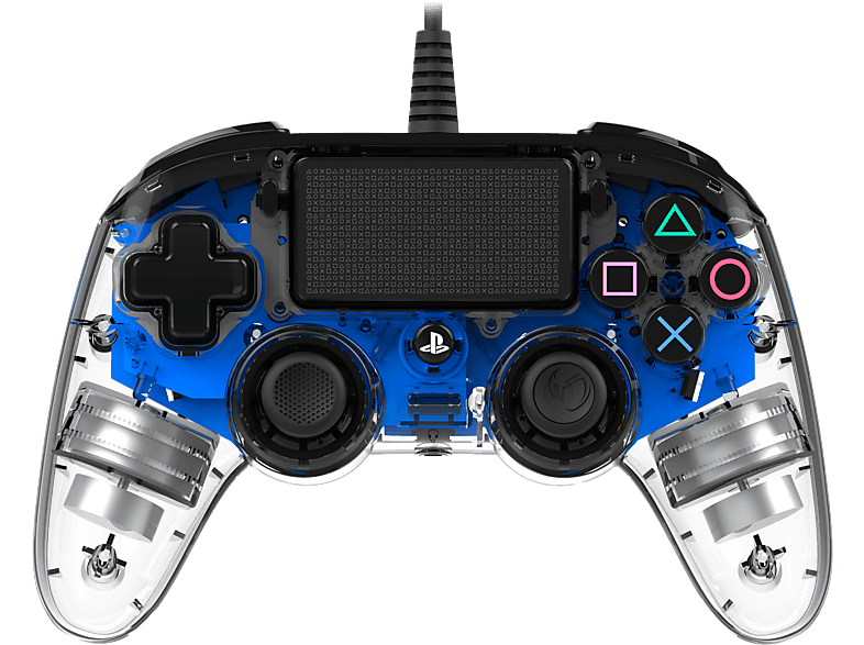 NACON Illuminated Compact Controller bedraad PS4 Blauw (PS4OFCPADCLBLUE)