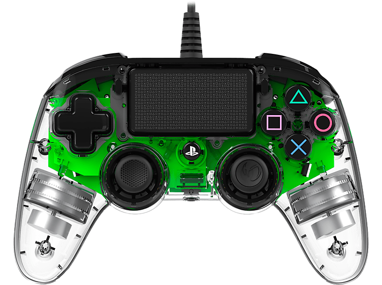 NACON Illuminated Compact Controller bedraad PS4 Groen (PS4OFCPADCLGREEN)