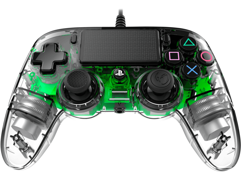 Nacon Manette Filaire Compacte Lumineuse Ps4 Vert Ps4ofcpadclgreen