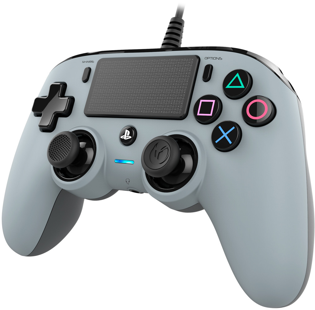 NACON Compact Controller bedraad PS4 Grijs (PS4OFCPADGREY)