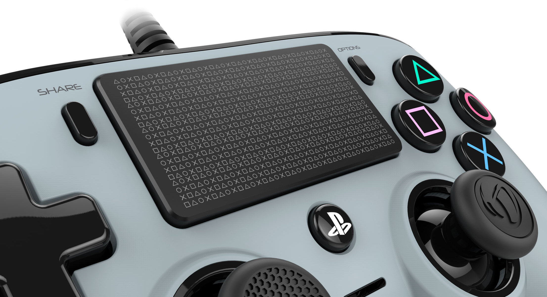 NACON Compact Controller bedraad PS4 Grijs (PS4OFCPADGREY)