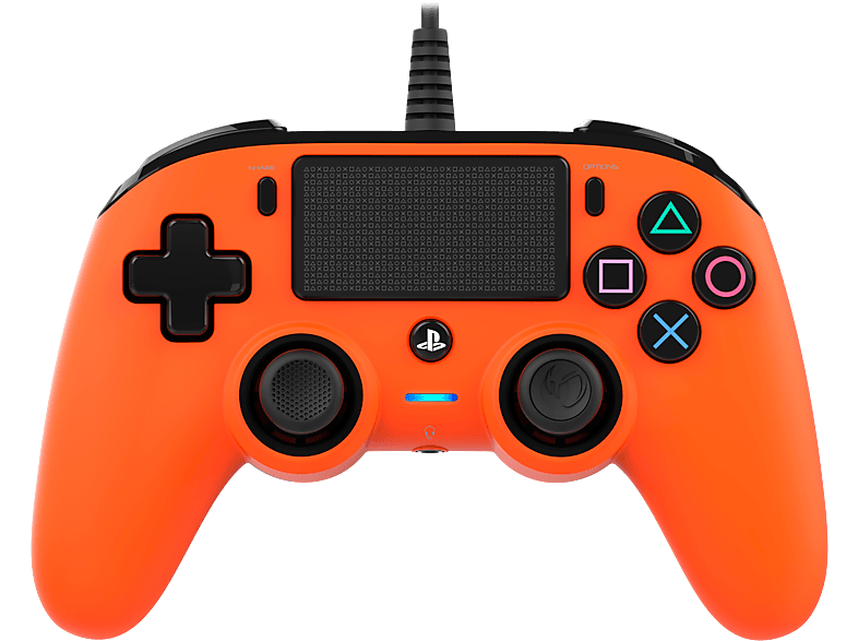 Nacon Manette Filaire Compacte PS4 Orange (ps4ofcpadorange)