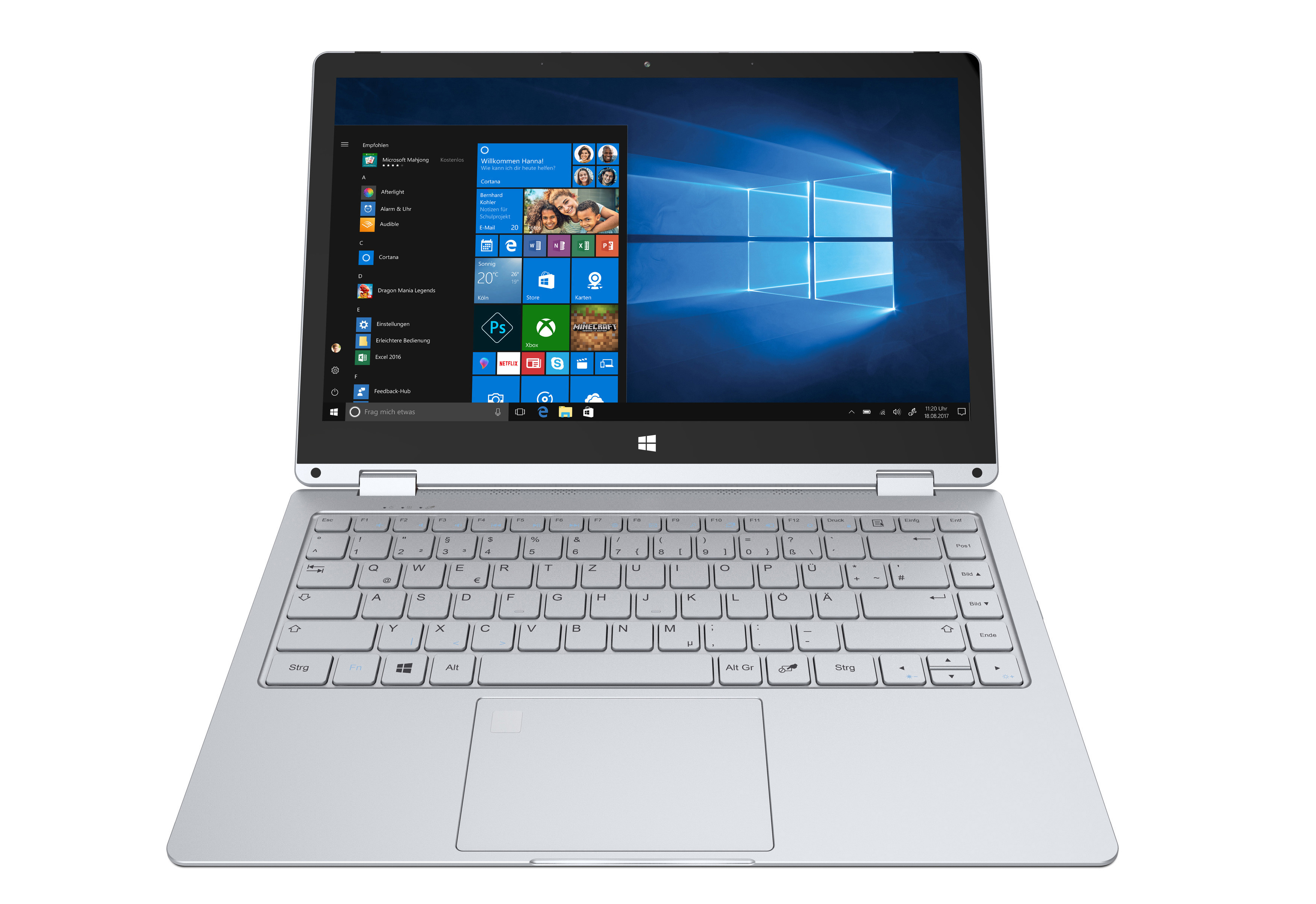 TREKSTOR PRIMEBOOK C13 / Volks-Notebook - 13,3 Zoll - Intel® Celeron® N3350 - 4 GB - 64 GB - Intel® HD 500 - Windows 10 Home (64 Bit)