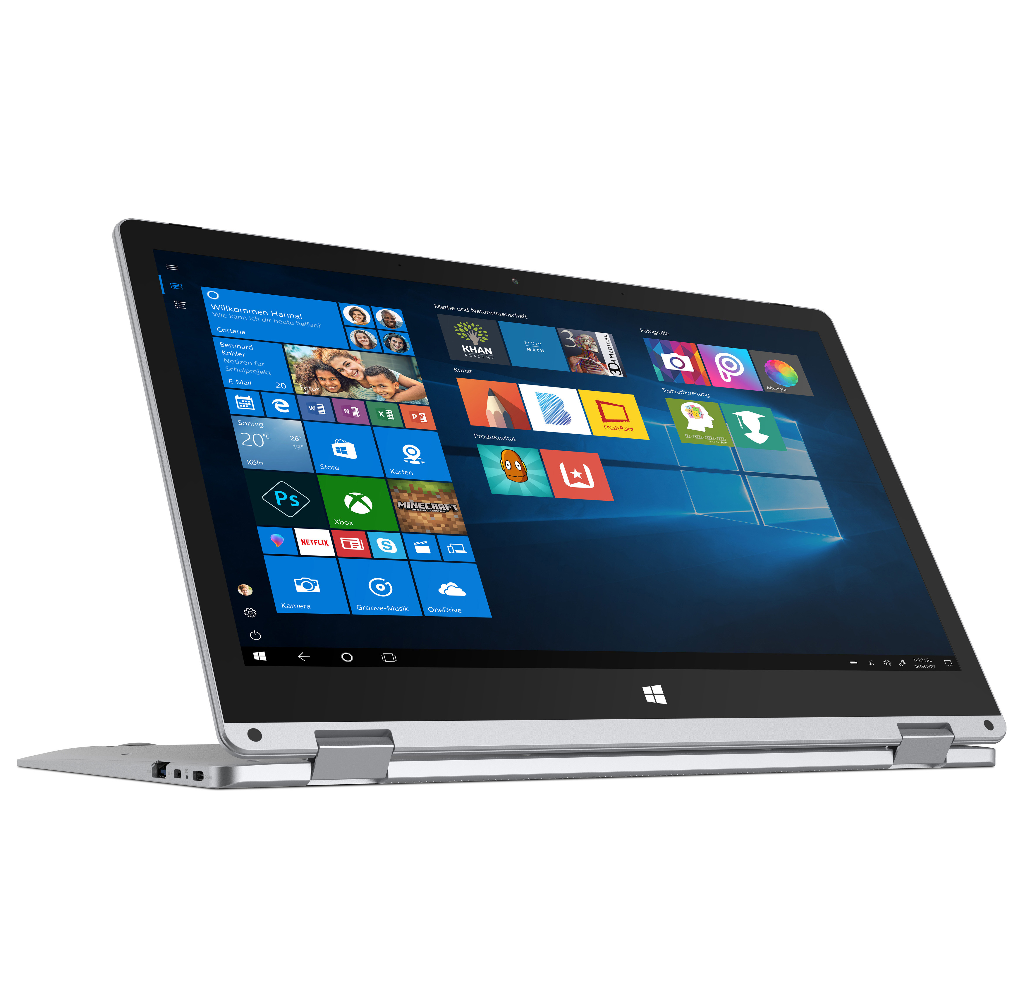 TREKSTOR PRIMEBOOK C13 / Volks-Notebook - 13,3 Zoll - Intel® Celeron® N3350 - 4 GB - 64 GB - Intel® HD 500 - Windows 10 Home (64 Bit)