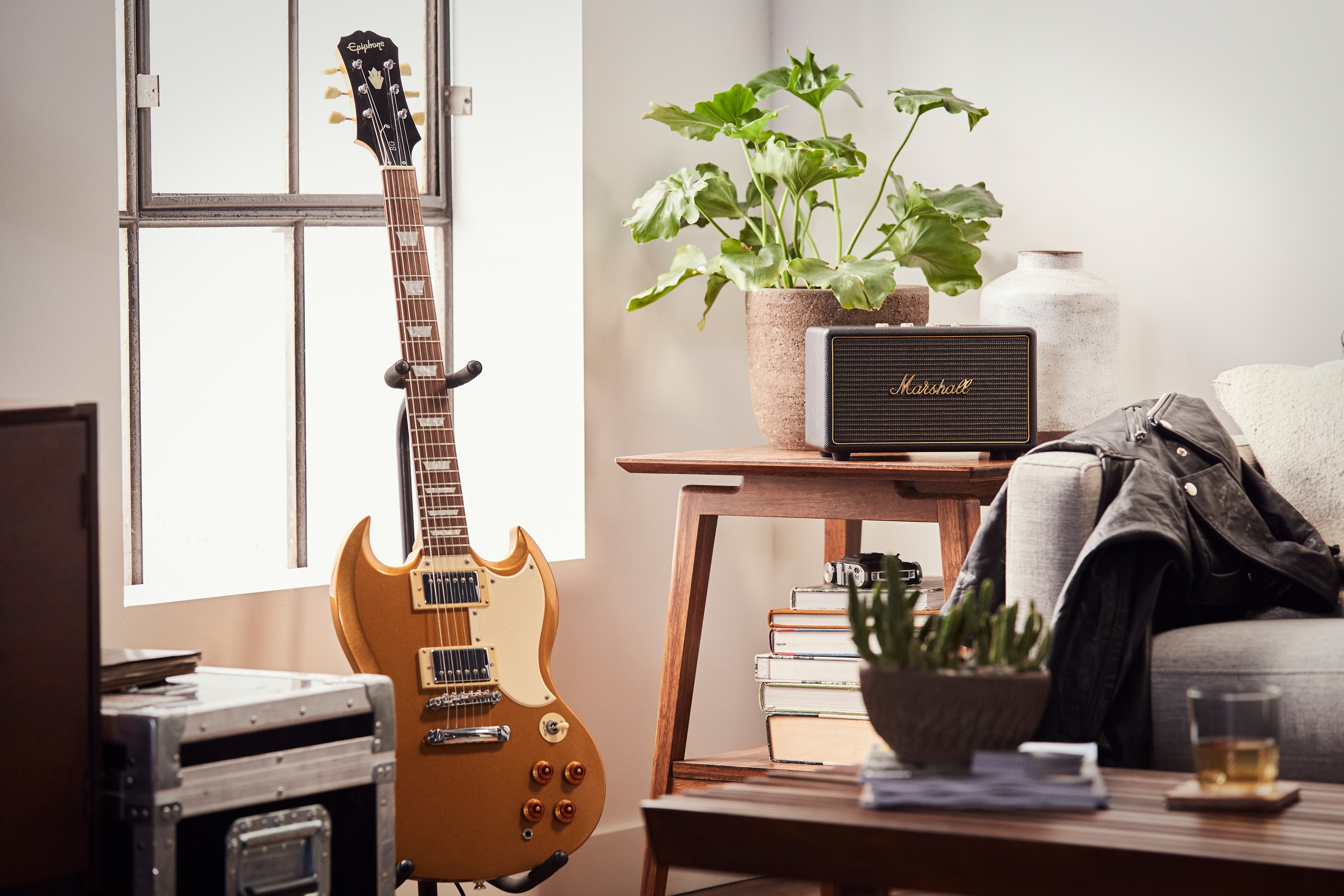 MARSHALL Acton Wifi Lautsprecher, Schwarz