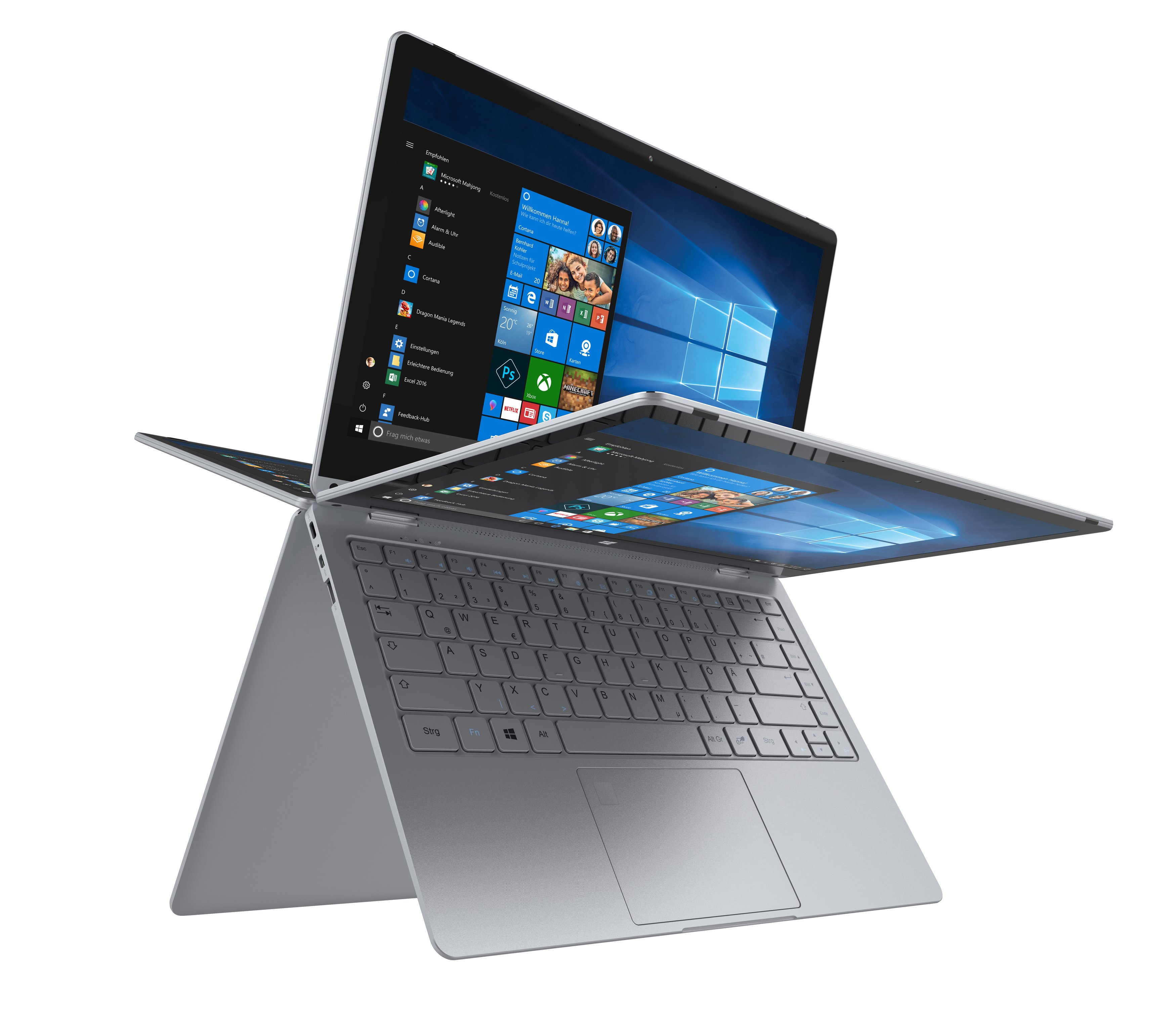 TREKSTOR PRIMEBOOK C13 / Volks-Notebook - 13,3 Zoll - Intel® Celeron® N3350 - 4 GB - 64 GB - Intel® HD 500 - Windows 10 Home (64 Bit)