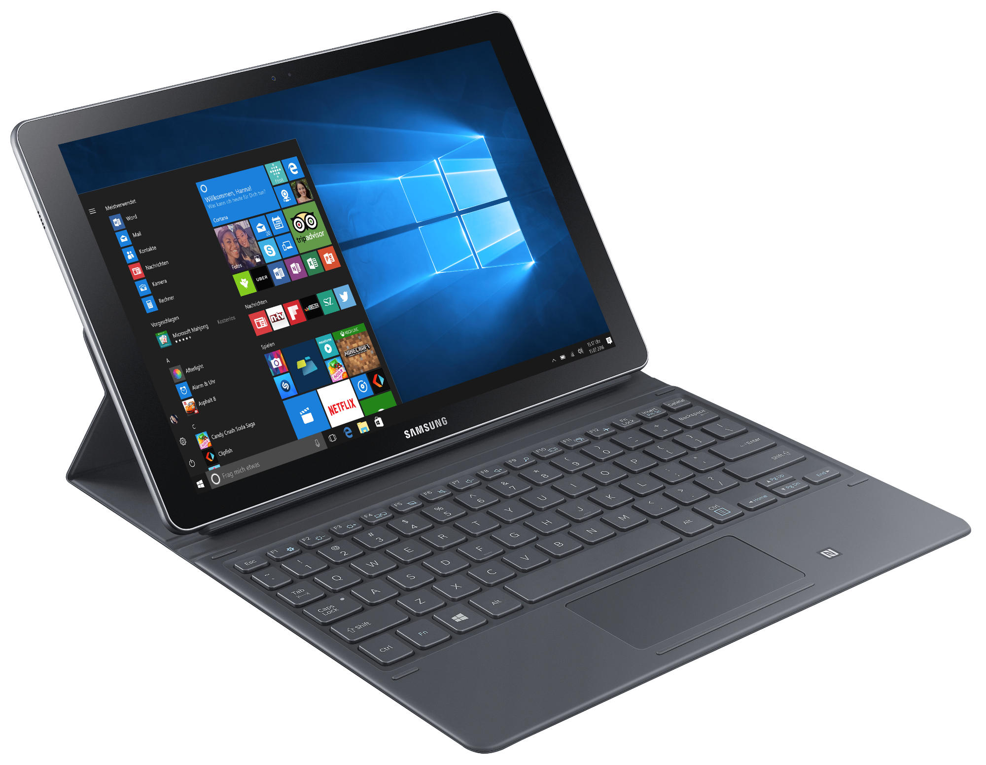 SAMSUNG Galaxy Book 10.6 Wi-Fi - 10,6 Zoll - Intel® Core™ m3 m3-7Y30 - 4 GB - 64 GB - Intel® HD 610 - Windows 10 Home (64 Bit)