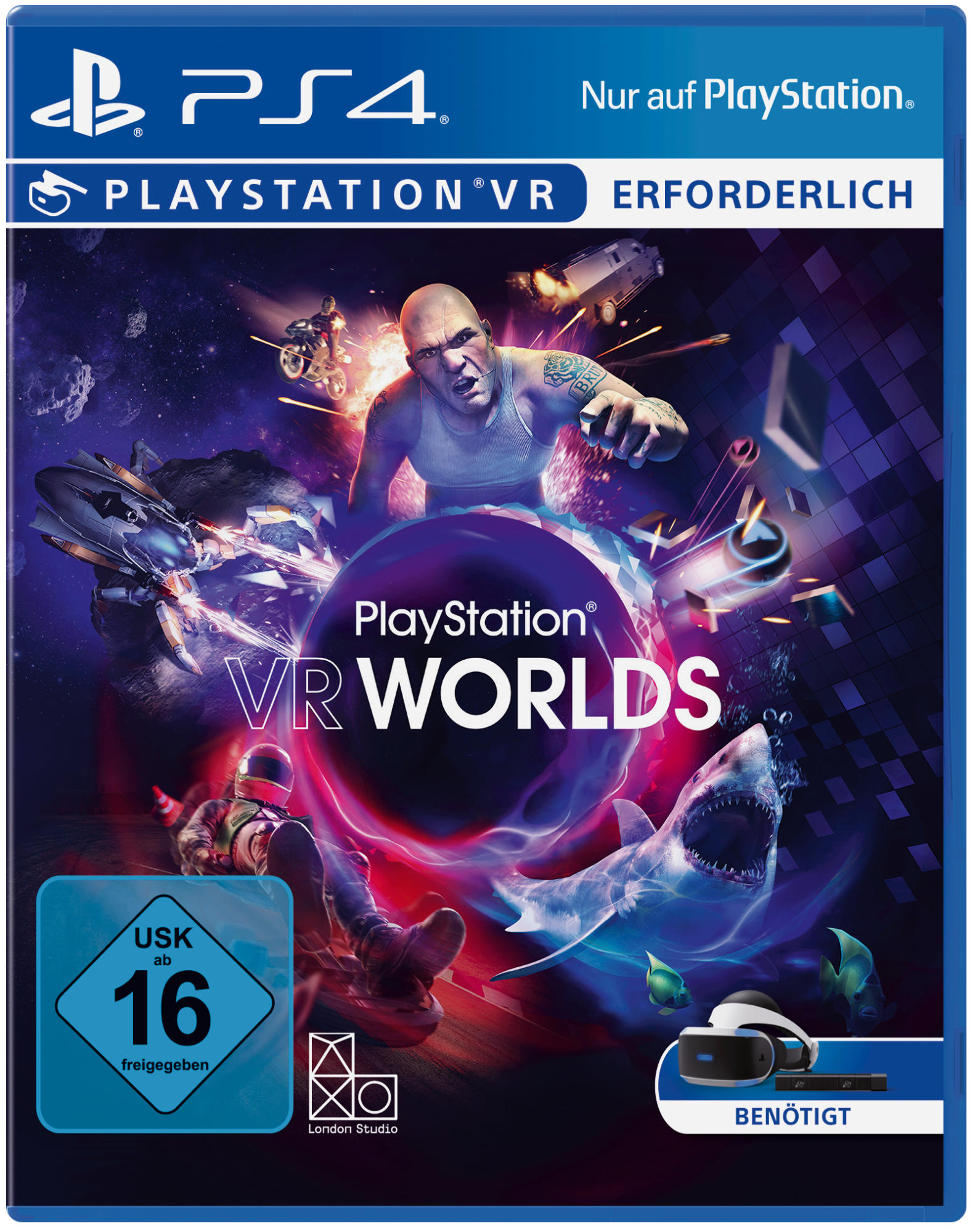 SONY PlayStation VR + Camera + VR Worlds Voucher Virtual Reality Brille