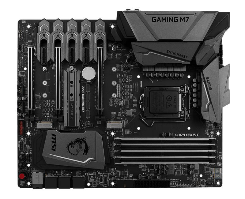 MSI Msı Z270 Gamıng M7 Soket 1151 Ddr4 3800 Hdmı Dp M.2 U2 Usb3.1 Atx
