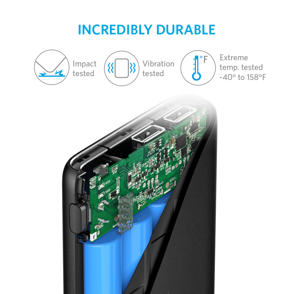 ANKER PowerCore Powerbank 10400 mAh Schwarz