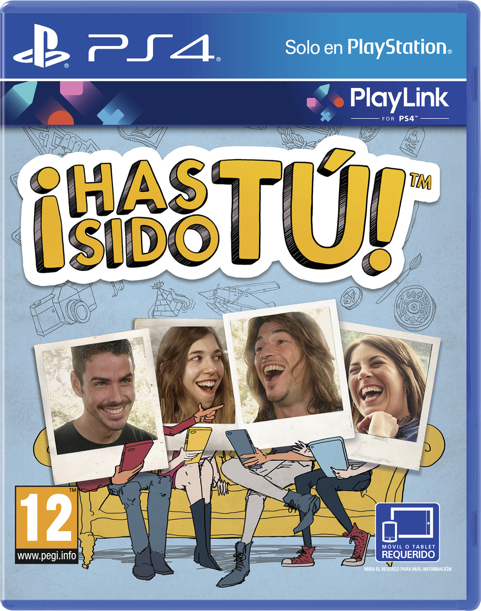Consola - Sony PS4 Slim Negra, 500GB, DualShock 4 + Voucher ¡Has Sido Tú! (código de descarga)