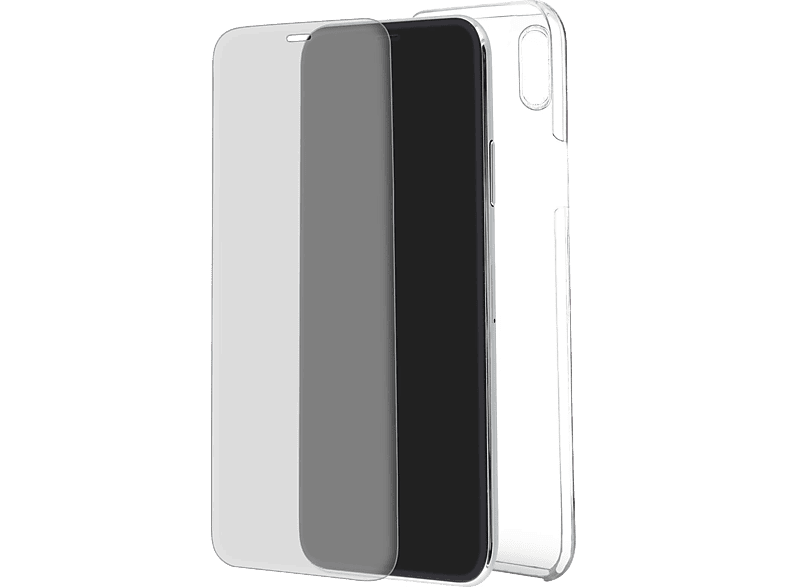 AZURI Cover + screenprotector iPhone X Zwart (AZFBPACKIPHX)