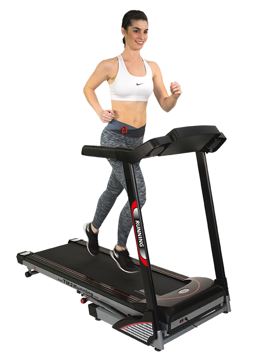 CHRISTOPEIT TM 2 Running Laufband, Schwarz/Silber