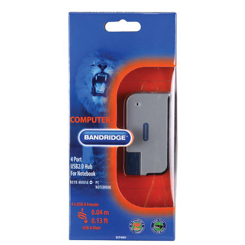 BANDRIDGE BCP4004 4 Port USB 2.0 Hub Cihazı