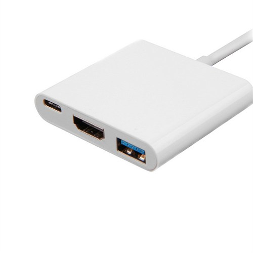 VIVANCO 34294 USB Type C - VGA Adaptör 3 in 1 (VGA + USB C + USB 3.0)