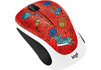 LOGITECH M238 Doodle Champion Coral Mouse