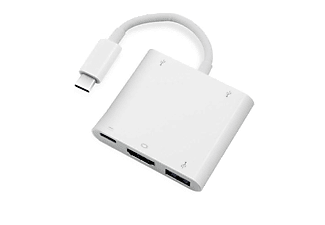 VIVANCO 34294 USB Type C - VGA Adaptör 3 in 1 (VGA + USB C + USB 3.0)