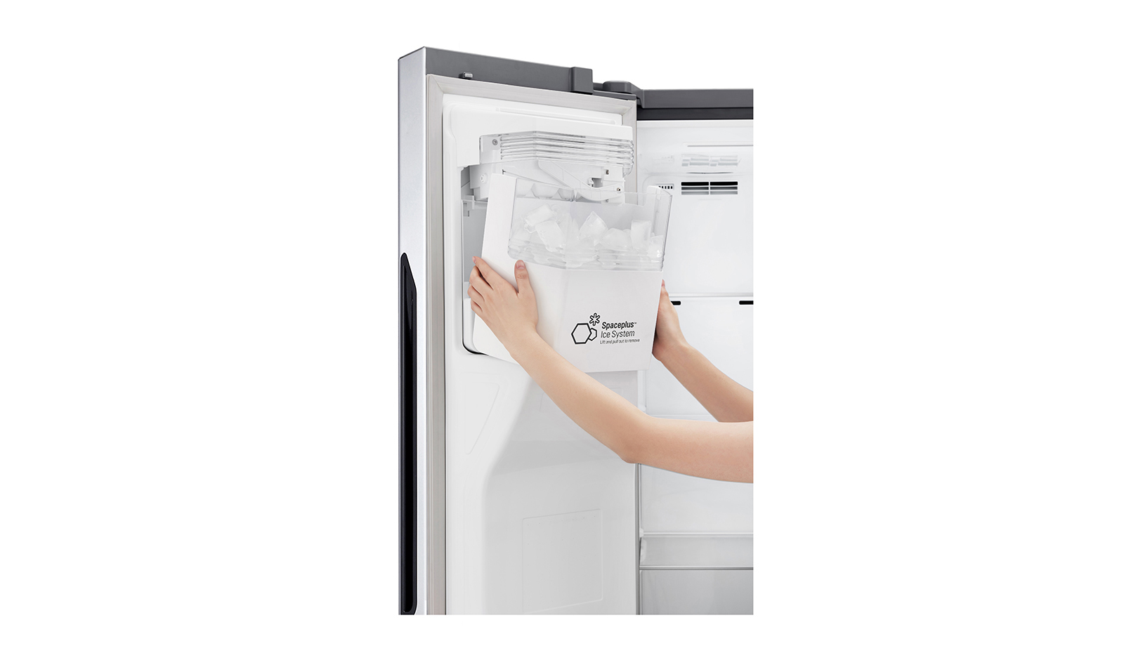 LG GSJ 561 PZUZ Side-by-Side (606 l, F, 1790 mm hoch, Edelstahl)