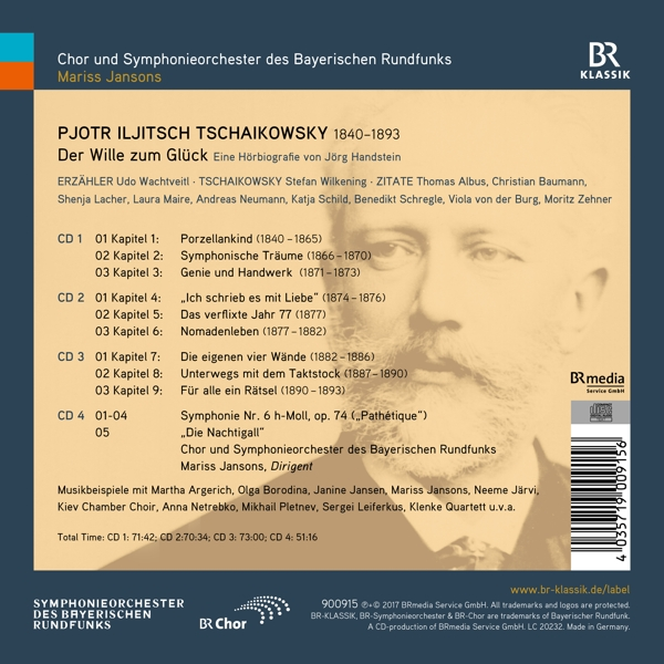 CD-Cover mit Text auf Deutsch, mit Personenbild und Text über das Orchester.
