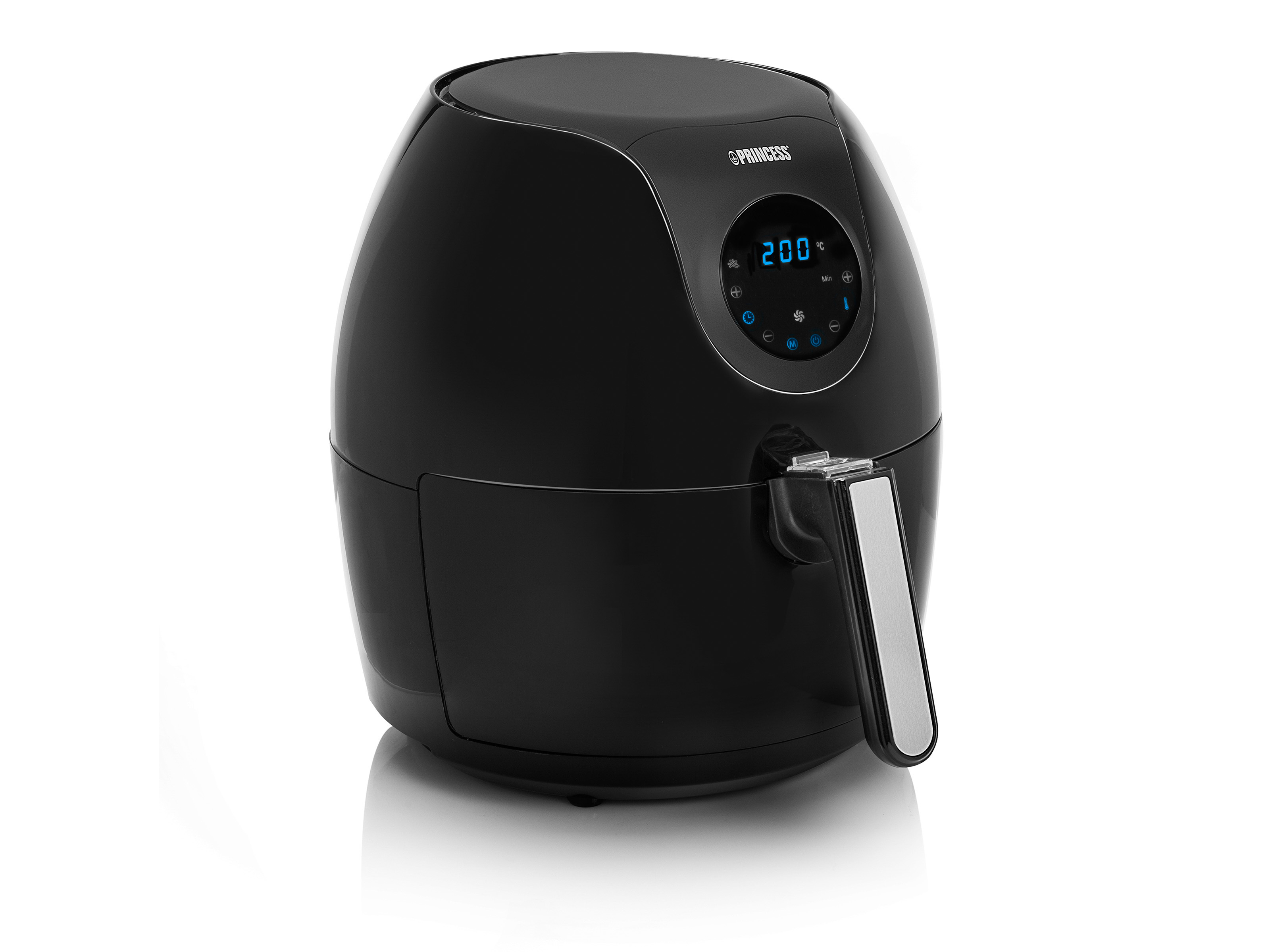 PRINCESS Digitale Familie Aerofryer XL Heißluftfritteuse 1800 Watt Schwarz