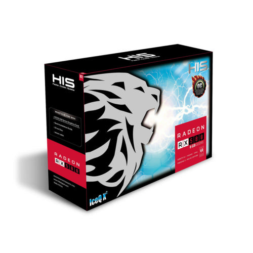 HIS HS-580R8LCBR AMD RX580 ICEQX2 OC 8GB Ekran Kartı