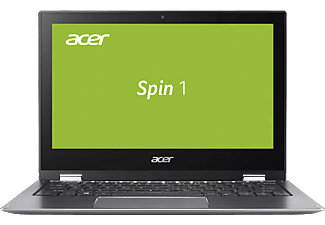 ACER Spin 1 (SP111-32N-P1PR), Convertible mit 11,6 Zoll Display, Pentium® Prozessor, 4 GB RAM, 128 GB eMMC, Intel® HD-Grafik 505, Steel Gray