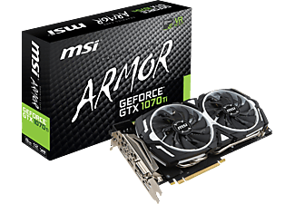 MSI MSI GeForce GTX 1070 Ti AERO 8G - Scheda grafica - 8 GB GDDR5 - Nero - Scheda grafica