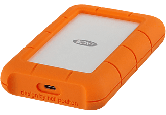 LACIE Rugged Mini - Disque dur externe (HDD, 4 TB, Orange)