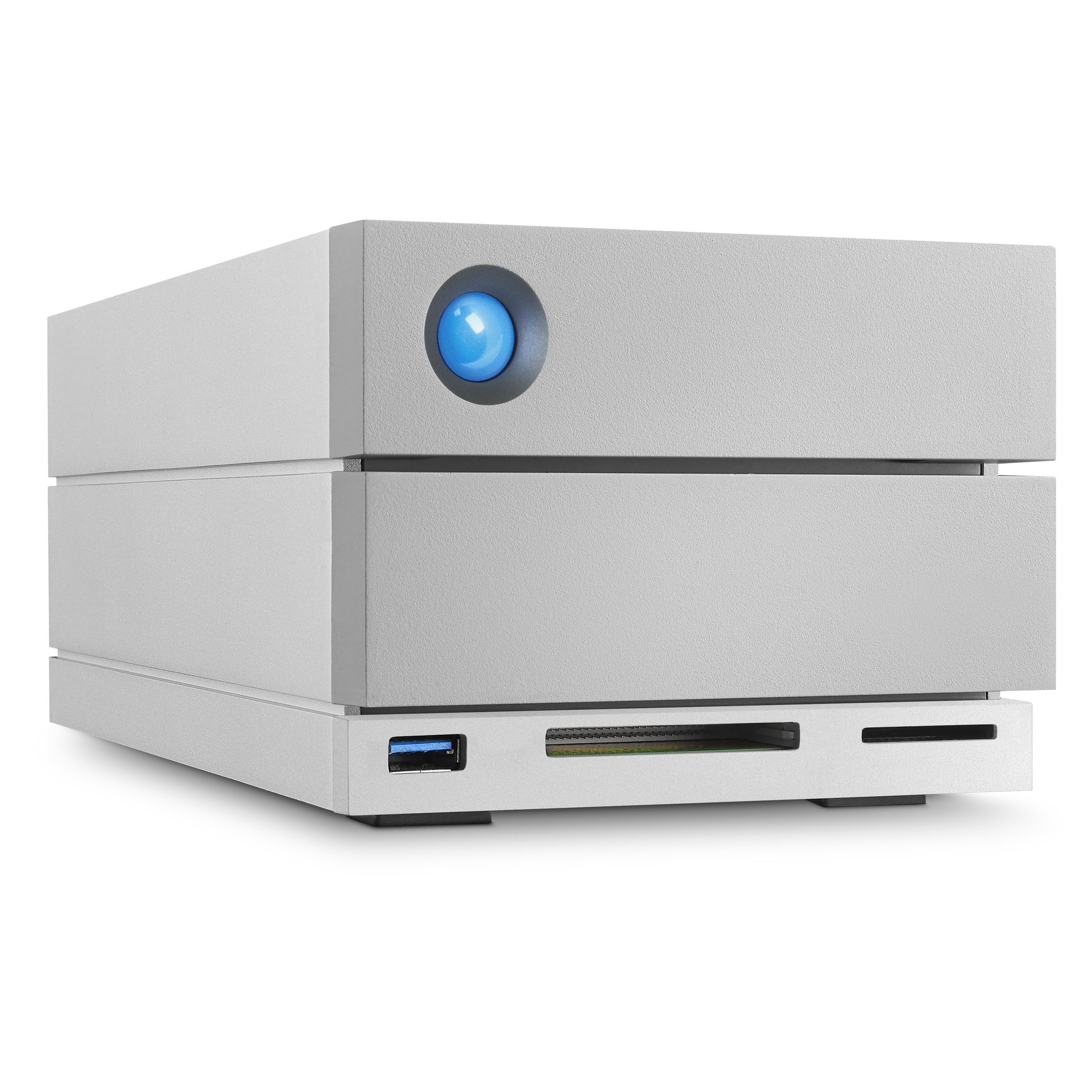 LACIE 2big Dock Thunderbolt 3 Festplatte, 16 TB HDD, extern, Silber