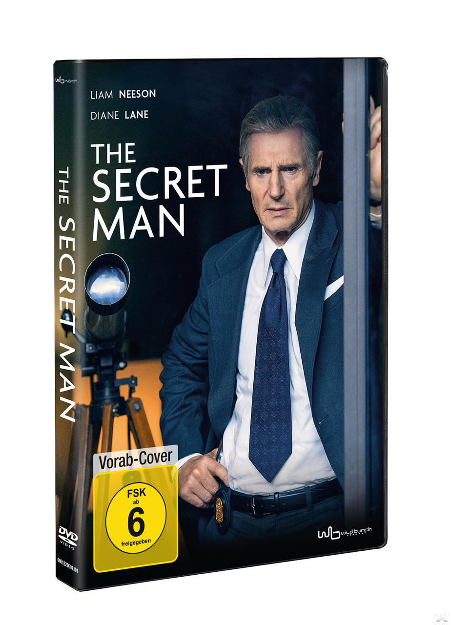 DVD-Cover für den Film "The Secret Man" mit Liam Neeson und Diane Lane.