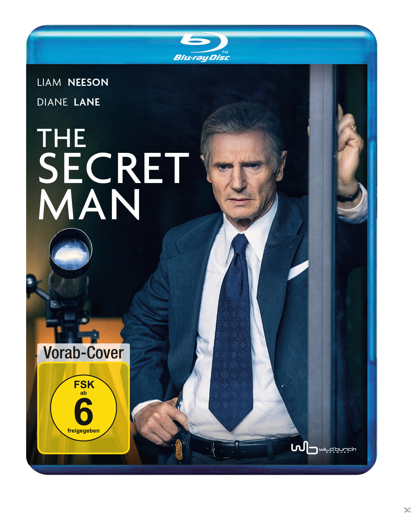DVD-Cover. Liam Neeson und Diane Lane sind zu sehen. The Secret Man ist der Titel.