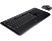 LOGITECH MK520 Cordless Desktop - Set tastiera e mouse (Nero)
